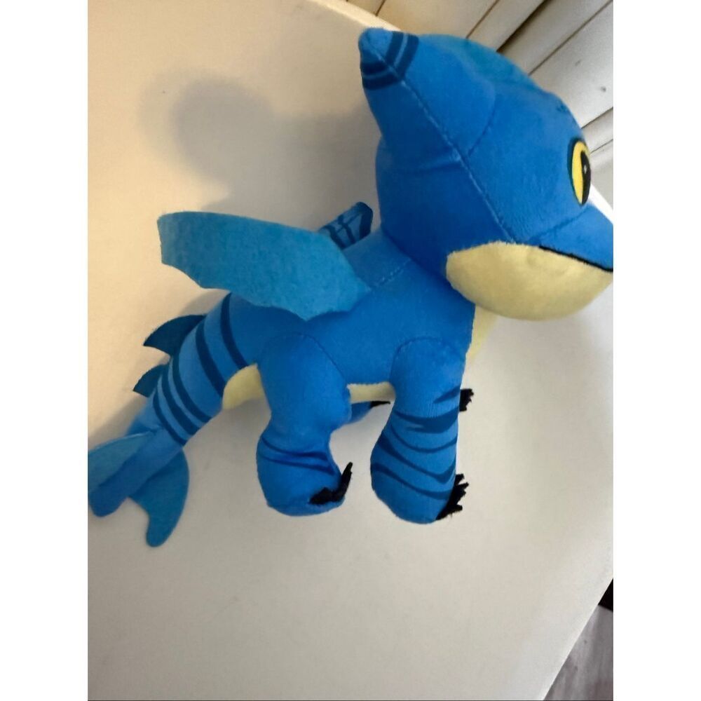How to Train Your Dragon Rescue Riders Winger Plush Toy Blue Yellow